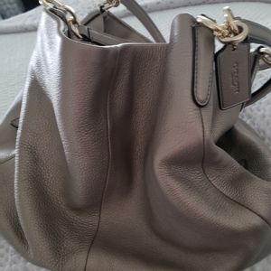 Coach silver purse